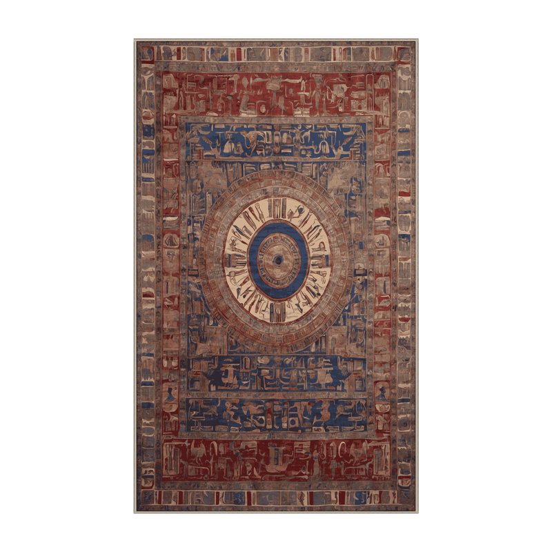 Tapis brun lavable à la machine, Rectangle 5 pi x 7 pi