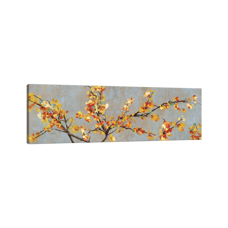 Bittersweet Branch II by PI Studio - Wrapped Canvas Panoramic Painting, 30.48 cm H x 91.44 cm W x 1.91 cm D