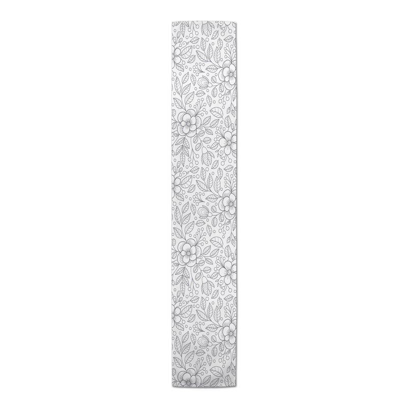 Chemin de table Alikee, L 72 po x P 16 po, Jaune