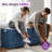 42" Shoe Storage Bench with Cushion, Lift Top, 3 Doors, Adjustable Shelf-592526227