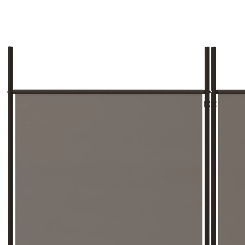 Cloison pliante Rikkea, 3, Anthracite, H 70,8 po x l 59 po