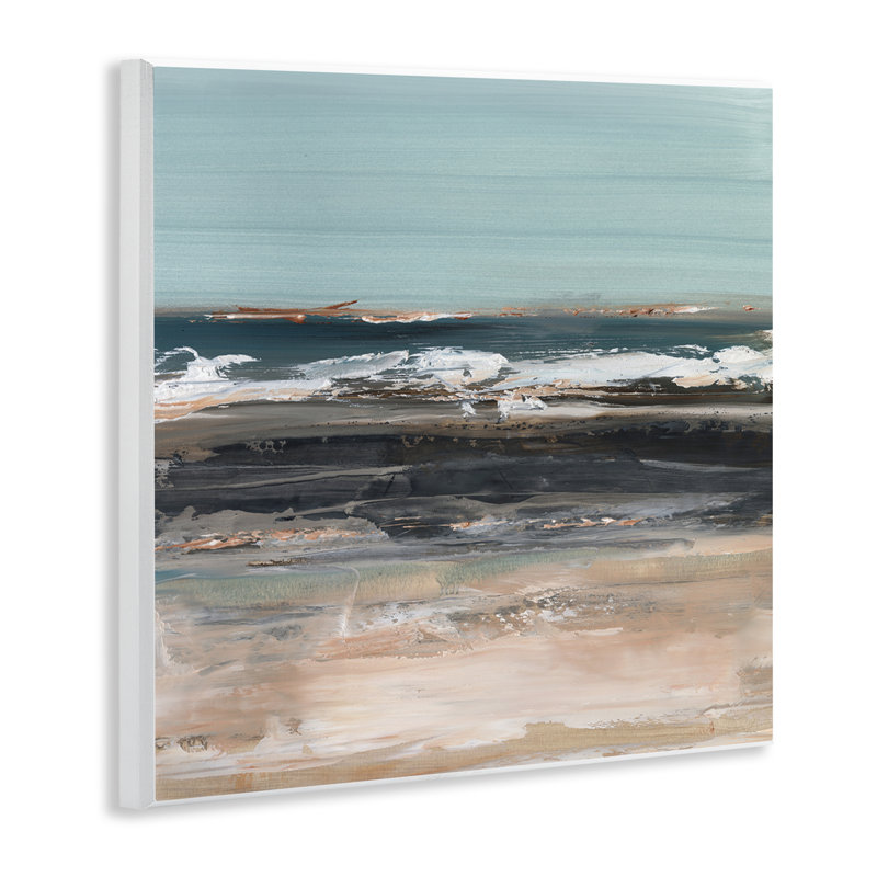 «Moody Gray Beach Waves» par Ethan Harper