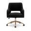 Chaise de bureau roulante rembourrée H 33 po-1581839544