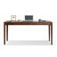 Bureau rectangulaire en bois massif avec tiroirs Walnut-1857521758