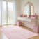 Area Rug Washable Bohemian Vintage Style Rug Low Pile Distressed Floor Carpet for Living Room Bedroom Kitchen Dining