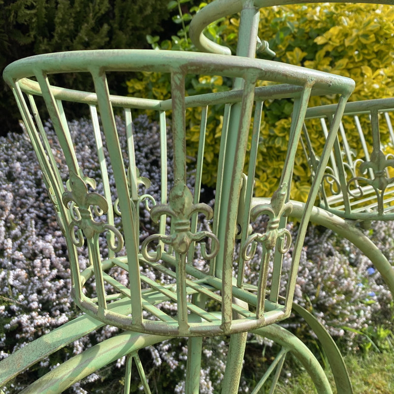 Yorkshire Metal Cachepot, Green