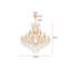 Lustre étagé de style bougie à 37 lumières Stockard-49620318-49620319-49620321