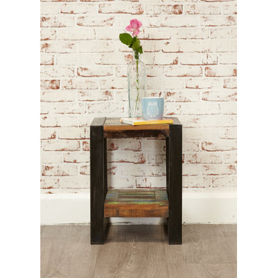 Henricks Solid Wood Sled End Table