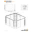 Rideaux gris Sojag pour abri de jardin Savino, polyester, stores d'extérieur-80824805