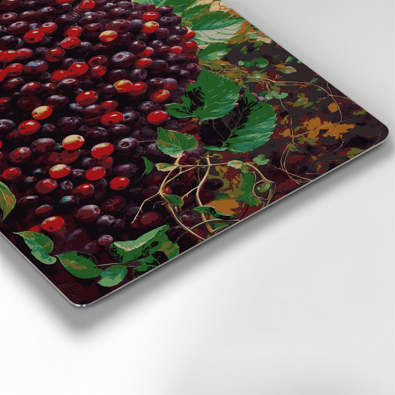 Art mural en métal Fruit Loganberry Brown, H 8 po x l 10 po