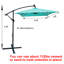 Parasol solaire à DEL pour terrasse 2X3m - Vent, eau pour terrasse extérieure avec cour et auvent 40+-132954261-132954263