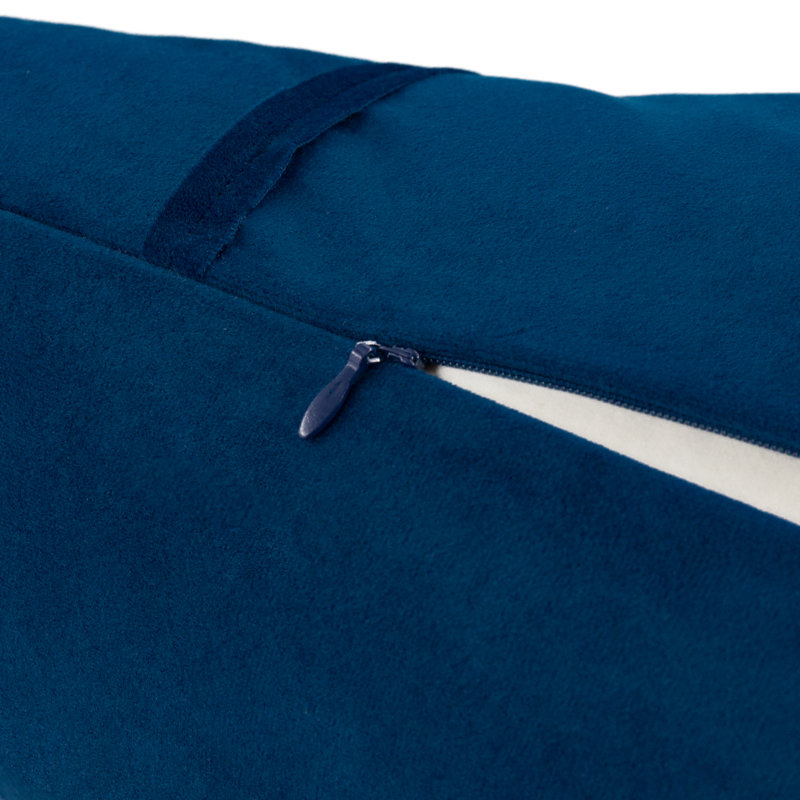  Housse de coussin 3D faite main en tournesol 3D 18 x 18 po, Bleu foncé