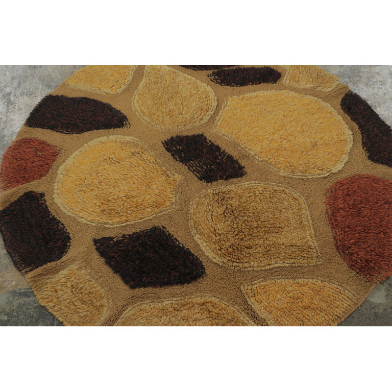 One-of-a-Kind 4' Hand Knotted Area Rug