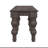 Braydan 70"W Solid Wood Hand-Turned Leg Bench- Coffee Brown-68476755