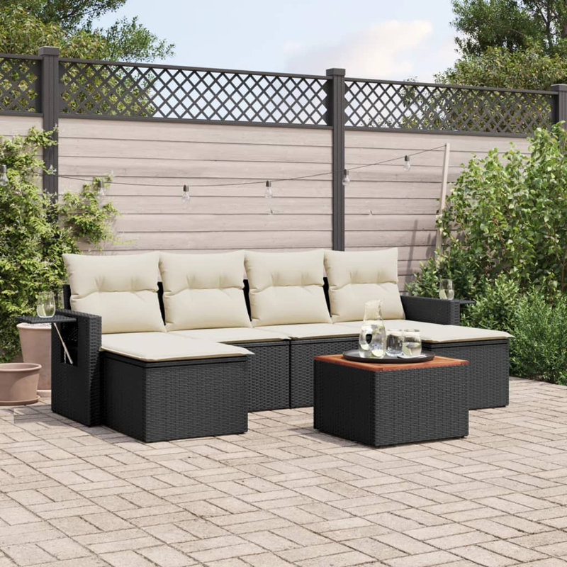 Vidaxl 7-Piece Garden Sofa Set