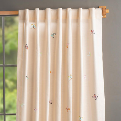Maison d'Hermine Botanical Fresh 100% Cotton Set of 1 Curtain - 50" x 96"