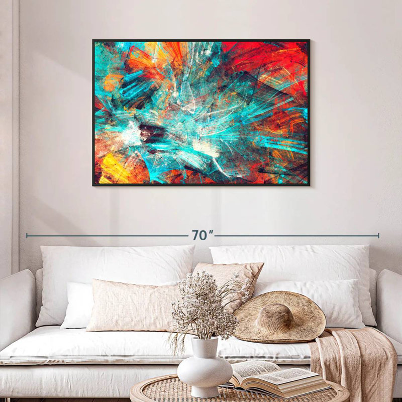 Avery Vibrant Splash Abstract, H 29 po x l 43 po
