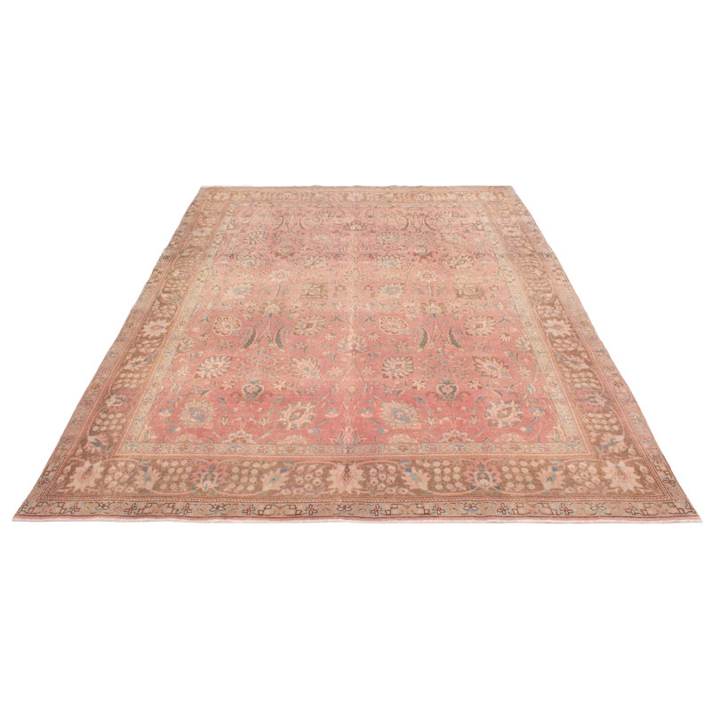 Tapis unique en laine de 9 pi 8 po x 12 pi 8 po Wala
