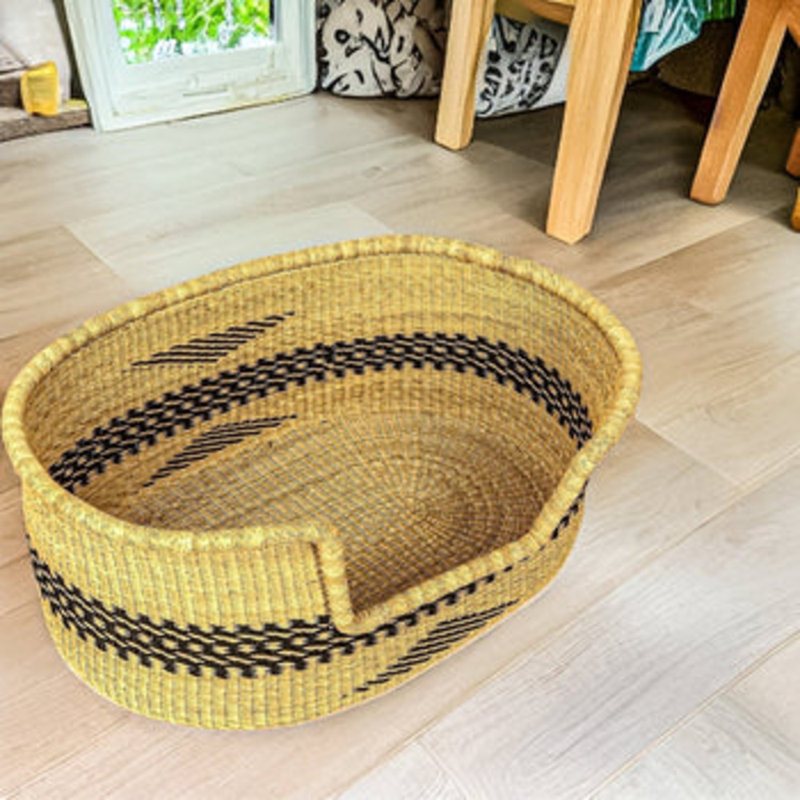 Geometric Wood Pet Bed