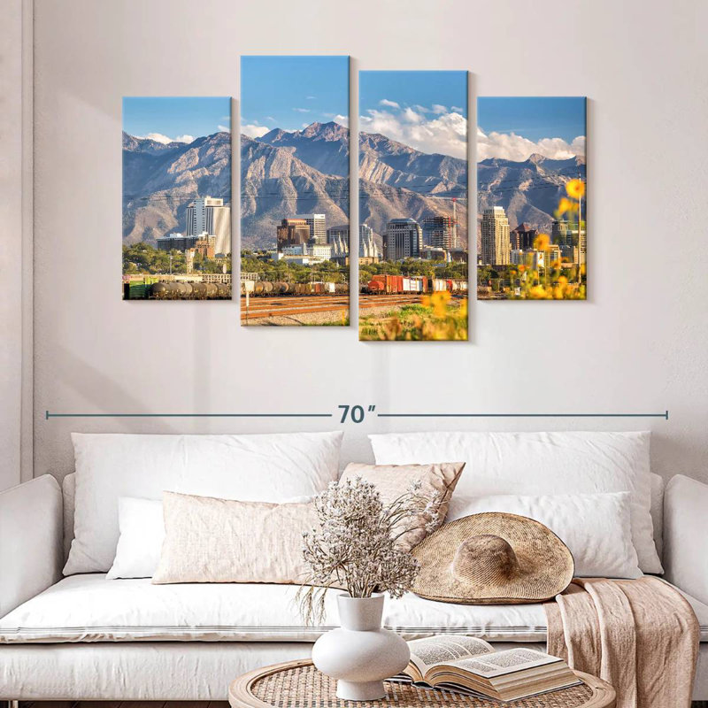 Tergel Downtown Salt Lake City, 32" H x 52" W