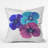 Jewel Tone Pansies by Laura Trevey Indoor/Outdoor Throw Pillow-19841815