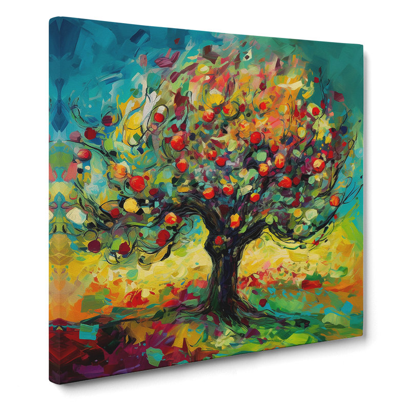 Apple Tree Expressionism No.1 - Print, 50cm H x 50cm W x 3cm D