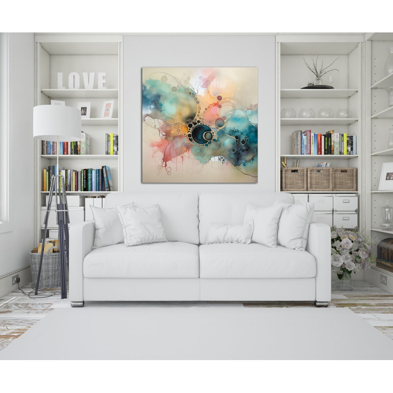 Tranquil Whisper, 24" H x 24" W