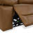 Wyatt 895L Leather Loveseat in Butternut -411560952-413061825