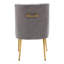 Chaise rembourrée en velours Sandstrom-1580223604