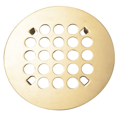 Couvercle de drain de douche à pression en laiton de 4-1 / 4 po de style Florestone