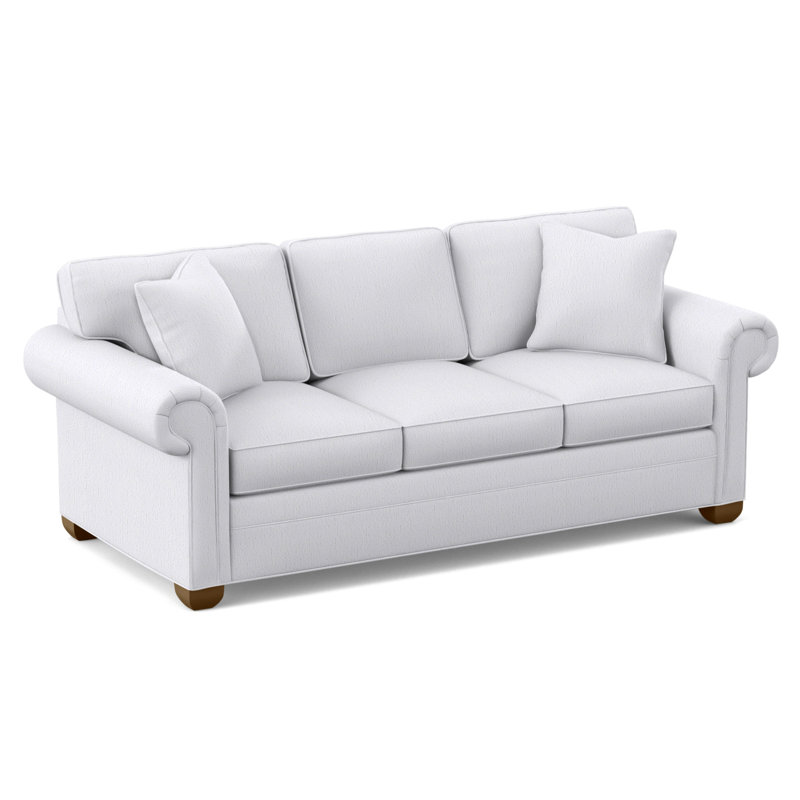 Main Street Upholstered 85'' Sleeper Sofa, Havana, Navada Snow