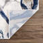 Tapis bleu abstrait Seema REG140A-69295518