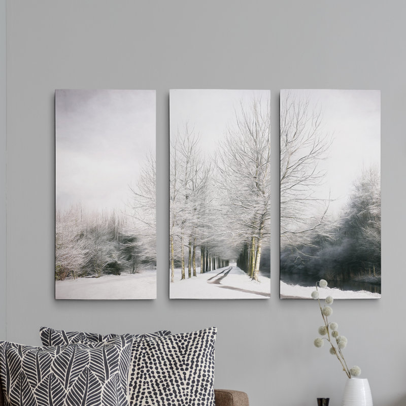 «Winter Is Here», reproduction d'art sur toile, H 32 po x l 64 po x P 1,5 po