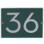 Plaque d’adresse murale sur 1 ligne flottante-41299725-41299992-41303815