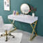 Bureau de coiffeuse avec miroir et plateau à bijoux Coleen