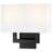 Chrisitne 2-Light Dimmable Metal Armed Sconce with Fabric Shade-92719224-92719225