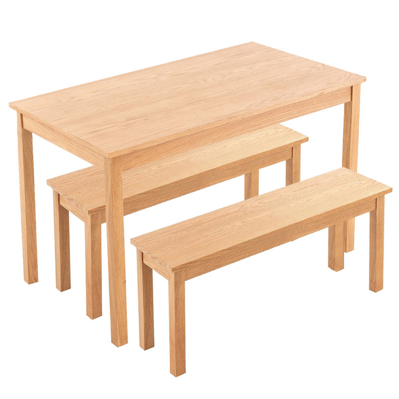 Reynoldsburg 4 - Person Solid Oak Dining Set