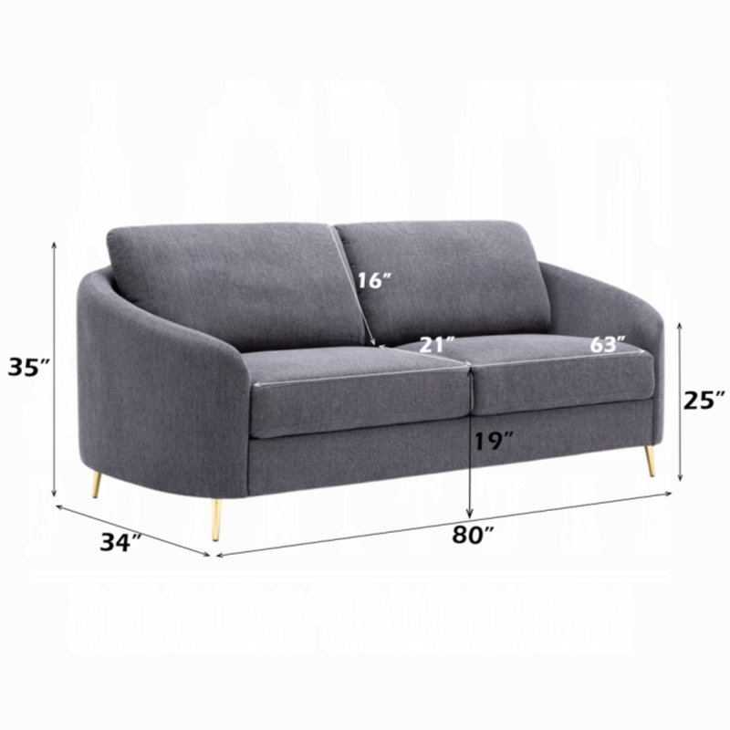 Yuina 80'' Upholstered Sofa