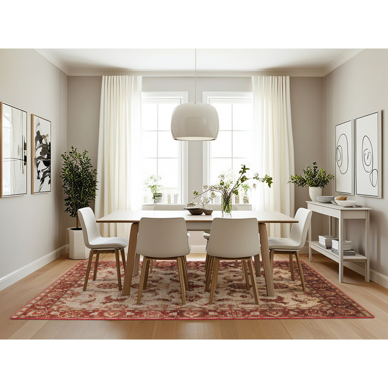 Monck Oriental Indoor Rug, Rectangle 7' x 10'
