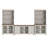 Sideboard Cabinet With Bar Hutch, Buffet Cabinet With 12 Drawers And 3 Tier Shelves