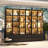 78.7 H x 63 W 6 Drawers Curio Cabinet Display Case