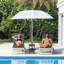 Très grande chaise longue d'extérieur réglable en plastique avec roulettes HDPS-82772069