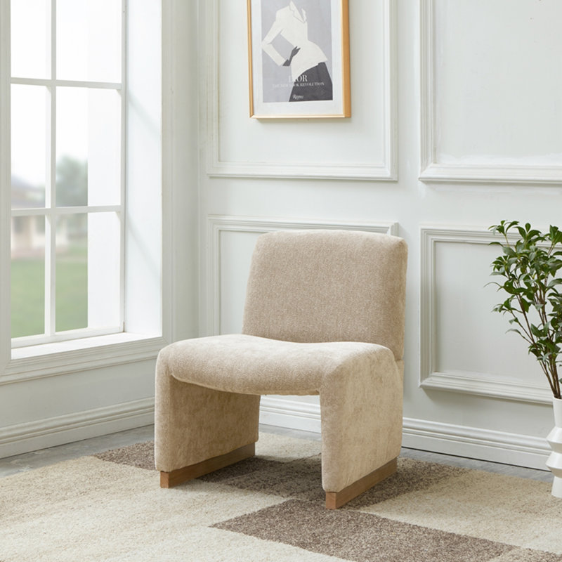 Chaise de salle à manger Lamprini, Brun