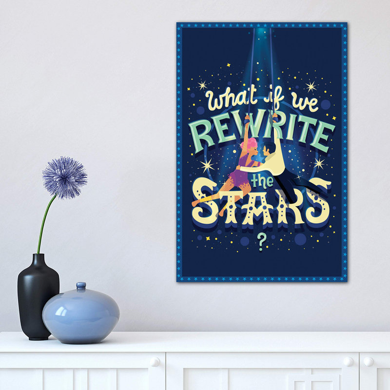 The Greatest Showman V par Risa Rodil - publicité imprimée, Toile tendue, Pas de tapis, H 40 po x l 26 po x P 1,5 po