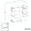 Meuble-lavabo simple avec plateau Pacen 36,00