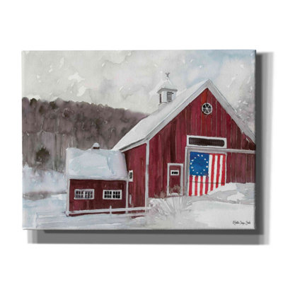 «American Barn» par Stellar Design Studio - peinture sur toile tendue