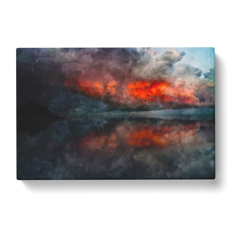 Storm Approaching - Wrapped Canvas Painting, 35cm H x 50cm W x 3cm D