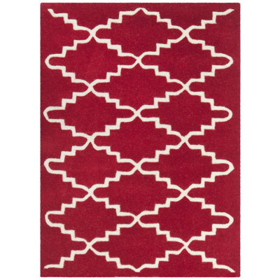 Carolene Hand Tufted Wool Geometric Rug