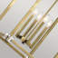 Yadiel 4 - Light Natural Brass Square/Rectangle Pendant-1769424350