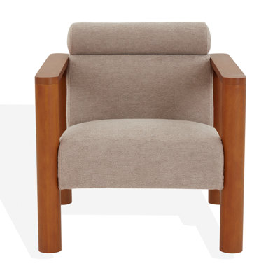 Oak Boucle Armchair